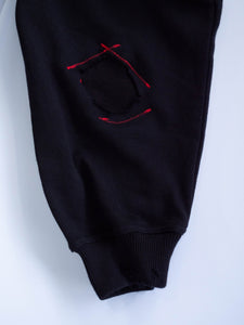 ANGUSTIADO HOODED JUMPER DISTRESSED*