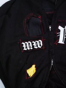 90s Moto HOODED JUMPER*