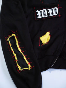 90s Moto HOODED JUMPER*