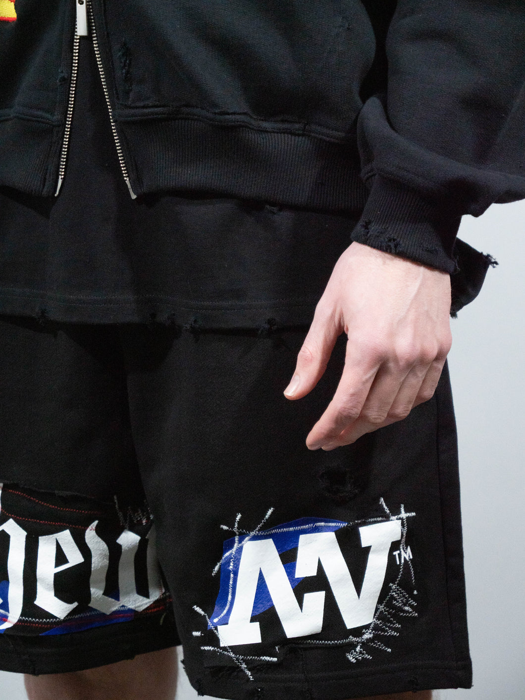 NECESSE SHORTS DISTRESSED*