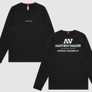 MW SS21 LONG SLEEVE T [BLACK]