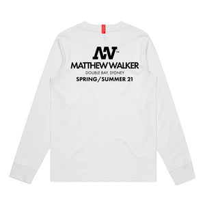 MW SS21 LONG SLEEVE T [WHITE]