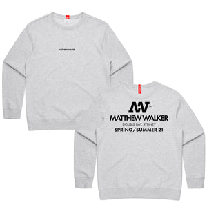 MW SS21 CREW NECK [WHITE MARLE]