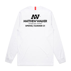 MW SS21 LONG SLEEVE T [WHITE]