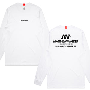 MW SS21 LONG SLEEVE T [WHITE]